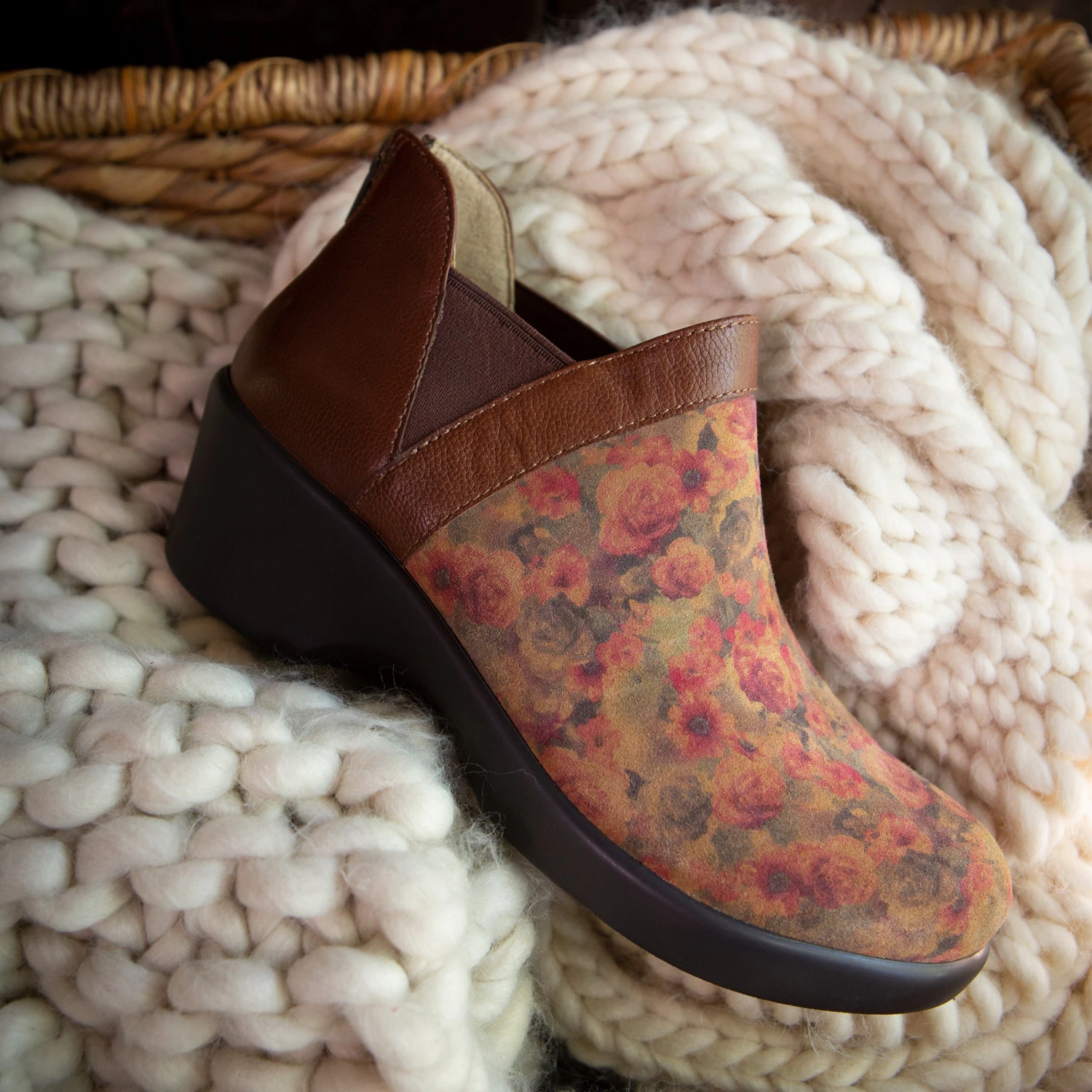 Natalee Cognac & Roses Boot 2 Natalee Cognac & Roses Boot - Image 2