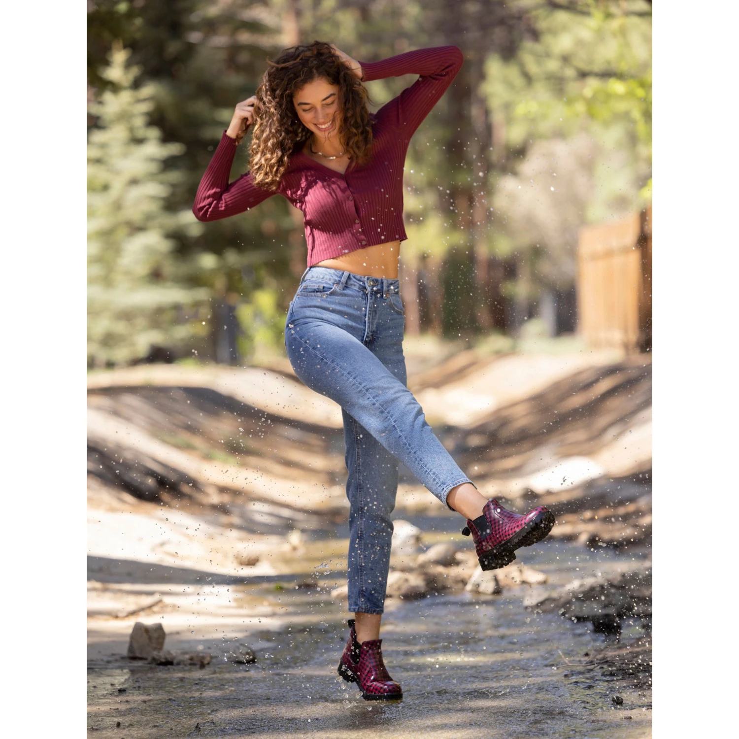 Rowen Gingham Boot 7 Rowen Gingham Boot - Image 7