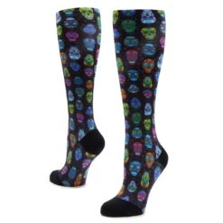 Compression Sugar Skulls Socks -Alegria Shoes Shop ALG 92600 S3