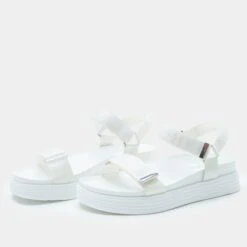Allyson White Sandal