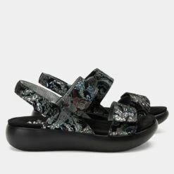Bailee Silver Hour Sandal 9 Bailee Silver Hour Sandal -Alegria Shoes Shop BAI 6119 S2