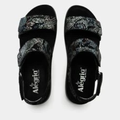 Bailee Silver Hour Sandal 11 Bailee Silver Hour Sandal -Alegria Shoes Shop BAI 6119 S4