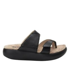 Beatrix Black Sandal 8 Beatrix Black Sandal -Alegria Shoes Shop BEA 601 S2