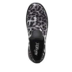 Eden White Leopard Shoe -Alegria Shoes Shop EDE 406 S4