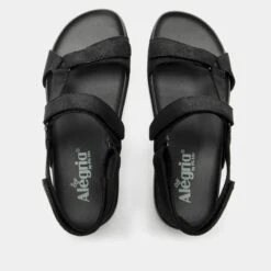 Henna They Call Me Mellow Black Sandal 11 Henna They Call Me Mellow Black Sandal -Alegria Shoes Shop HEN 6142 S4