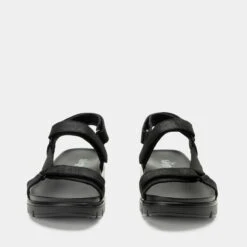 Henna They Call Me Mellow Black Sandal 12 Henna They Call Me Mellow Black Sandal -Alegria Shoes Shop HEN 6142 S5