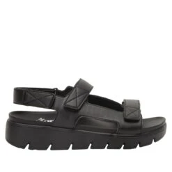 Henlee Black Sandal 8 Henlee Black Sandal -Alegria Shoes Shop HLE 7438 S2