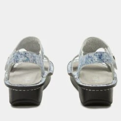 Kerri Sassy Blues Sandal 8 Kerri Sassy Blues Sandal -Alegria Shoes Shop KER 6103 S3