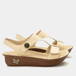 Kerri Ivory Sandal 9 Kerri Ivory Sandal -Alegria Shoes Shop KER 6104 S2