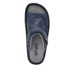 Klover Oiled Navy Sandal -Alegria Shoes Shop KLO 7402 S4