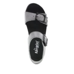 Morgyn Stripes Sandal -Alegria Shoes Shop MOR 879 S4