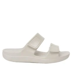 Orbyt White Gloss Sandal 8 Orbyt White Gloss Sandal -Alegria Shoes Shop ORB 7439 S2