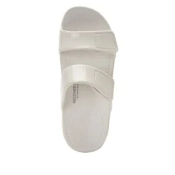 Orbyt White Gloss Sandal 10 Orbyt White Gloss Sandal -Alegria Shoes Shop ORB 7439 S4