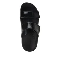 Orbyt Black Gloss Sandal 10 Orbyt Black Gloss Sandal -Alegria Shoes Shop ORB 7441 S4
