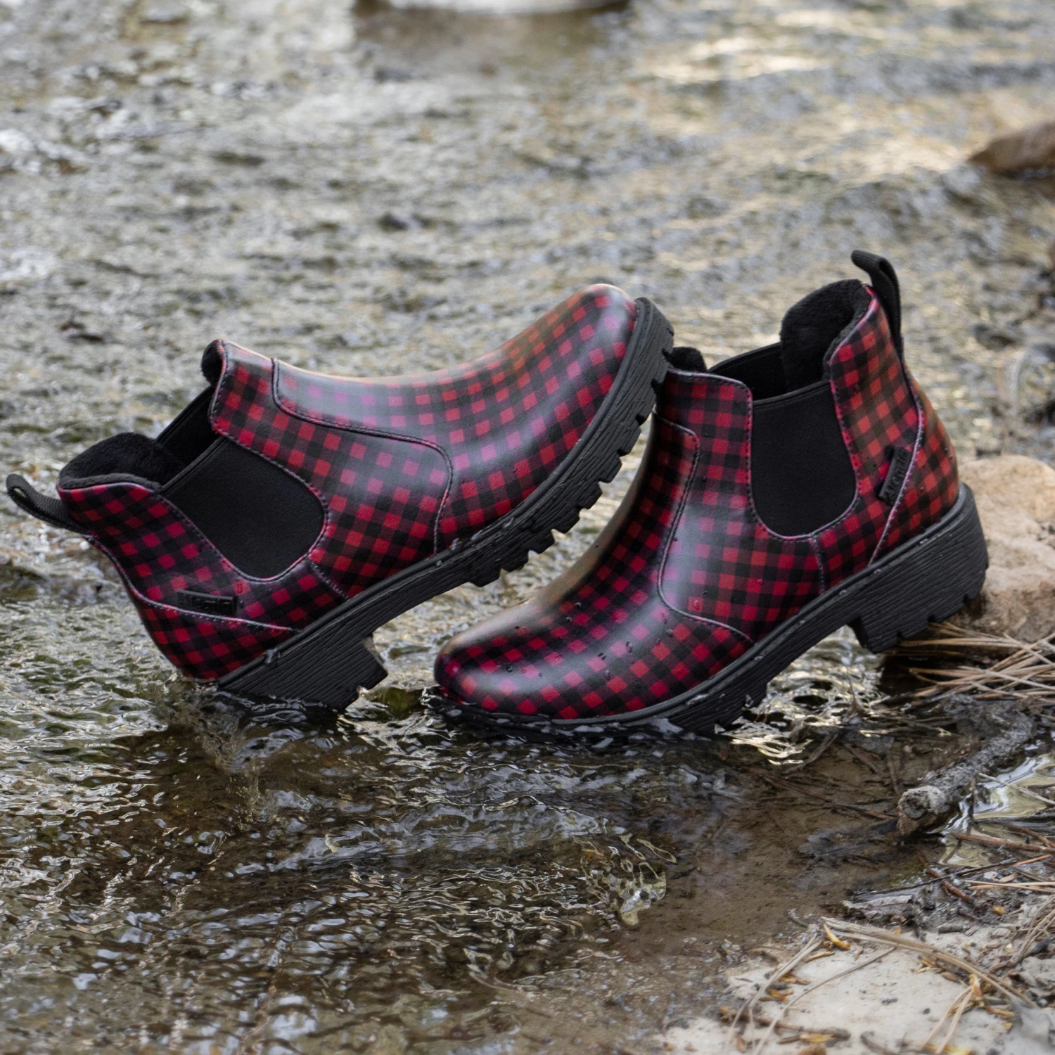 Rowen Gingham Boot 2 Rowen Gingham Boot - Image 2