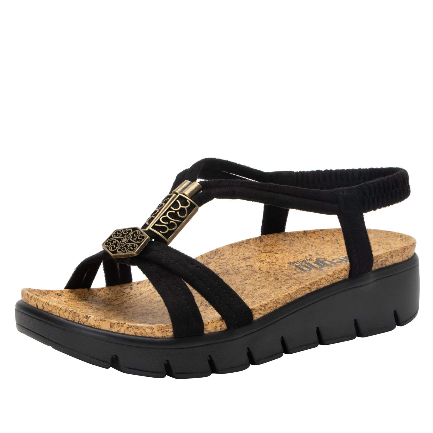Roz Casual Black Sandal 1 Roz Casual Black Sandal
