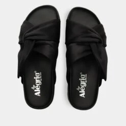 Rylie Black Sandal -Alegria Shoes Shop RYE 7873 S4