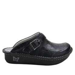 Seville Croco Noche Clog -Alegria Shoes Shop SEV 7815 S2