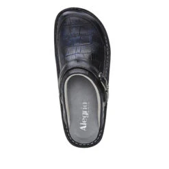 Seville Croco Noche Clog -Alegria Shoes Shop SEV 7815 S4