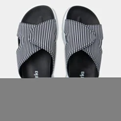 Sunie Stripes Sandal -Alegria Shoes Shop SUN 6203 S4