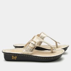 Vella Gold Sandal -Alegria Shoes Shop VEL 6131 S2