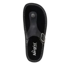 Vella Oiled Black Sandal -Alegria Shoes Shop VEL 7414 S4