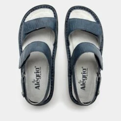 Verona Basketry Navy Sandal -Alegria Shoes Shop VER 6112 S4 8f558956 1c9a 4ab2 8a34 0e56d53a3043