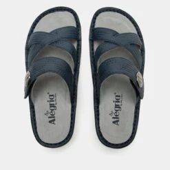 Victoriah Basketry Navy Sandal -Alegria Shoes Shop VIC 6112 S4 dc9dce4c bcb3 4fc2 889b 4e27792fffbe