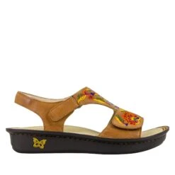 Viki Cognac Needles & Pins Sandal -Alegria Shoes Shop VIK 647N S2