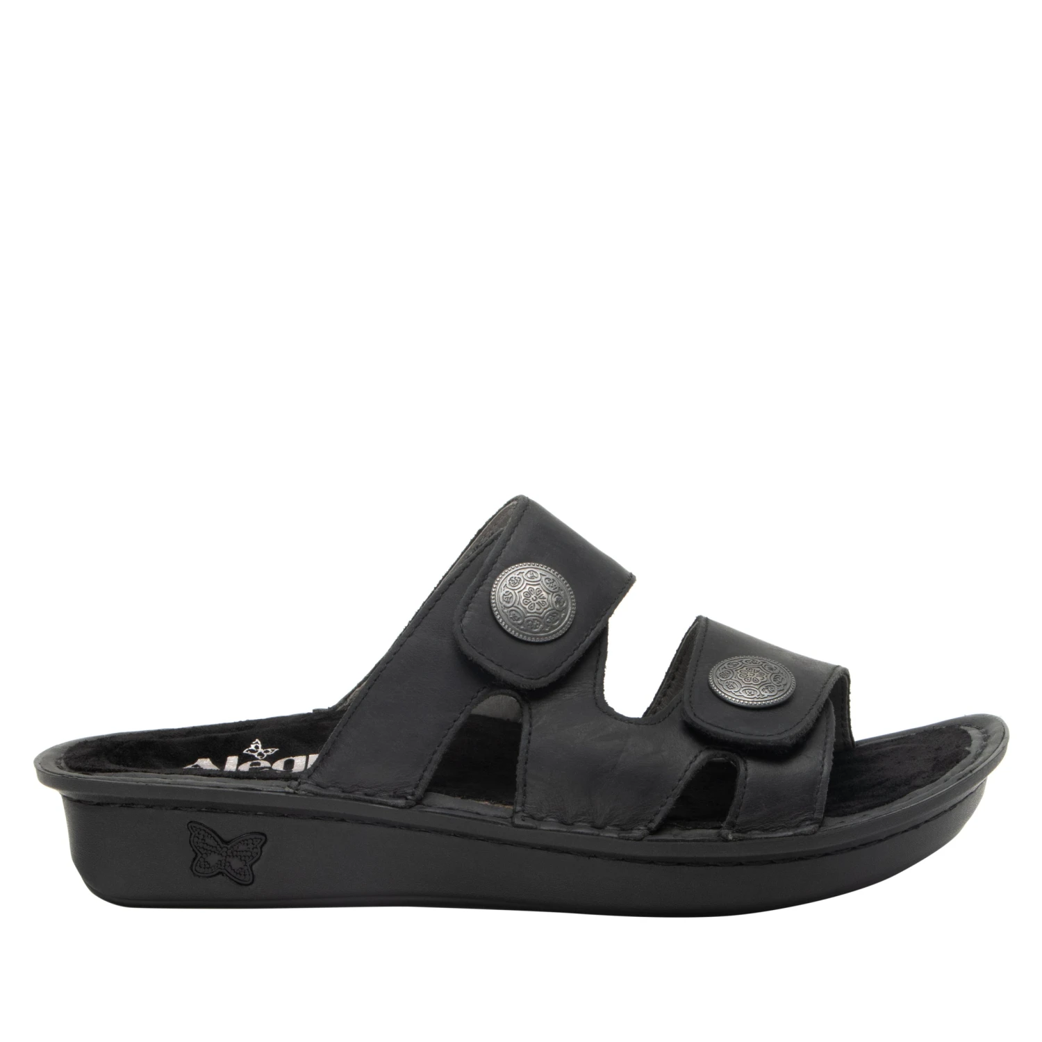 Violette Oiled Black Sandal 3 Violette Oiled Black Sandal - Image 3