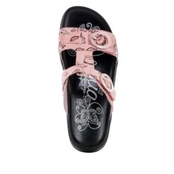 Vita Red Scribble Sandal 11 Vita Red Scribble Sandal -Alegria Shoes Shop VIT 301 S4