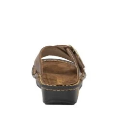 Vanya Oiled Brown Sandal -Alegria Shoes Shop VYA 7412 S3
