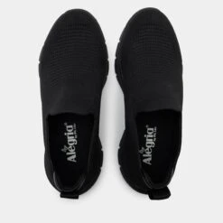 Waze Black Shoe 11 Waze Black Shoe -Alegria Shoes Shop WAZ 6180 S4